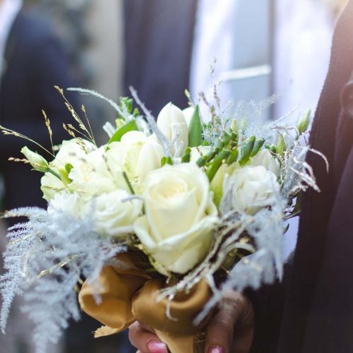 Bloemen trouwwerk