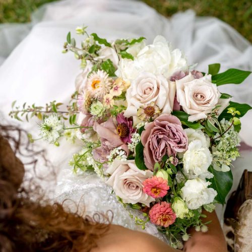 Bloemen trouwwerk